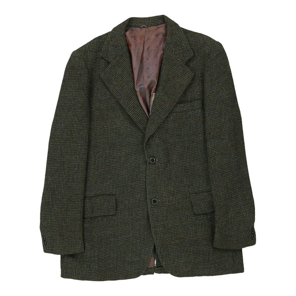 Vintage green Harris Tweed Blazer - mens large
