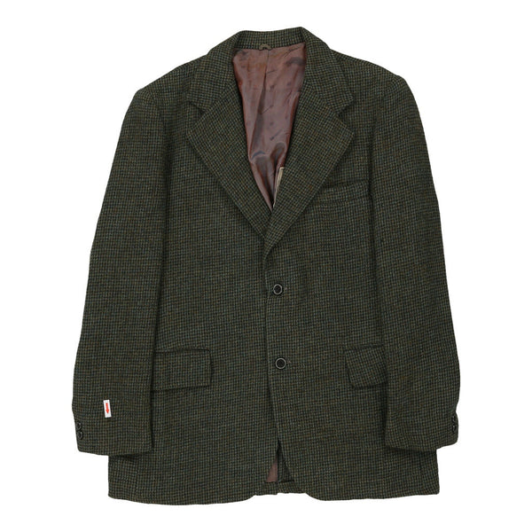 Vintage green Harris Tweed Blazer - mens large