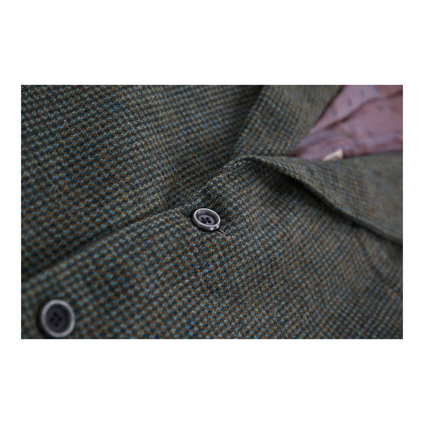 Vintage green Harris Tweed Blazer - mens large