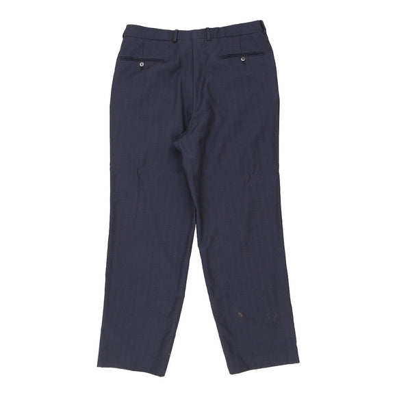 Vintage blue Yves Saint Laurent Trousers - mens 32" waist