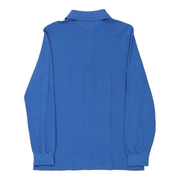 Vintage blue Lacoste Long Sleeve Polo Shirt - mens medium