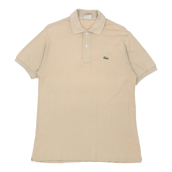 Vintage beige Lacoste Polo Shirt - mens small