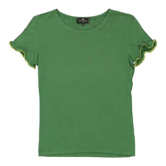 Vintage green Etro Top - mens small