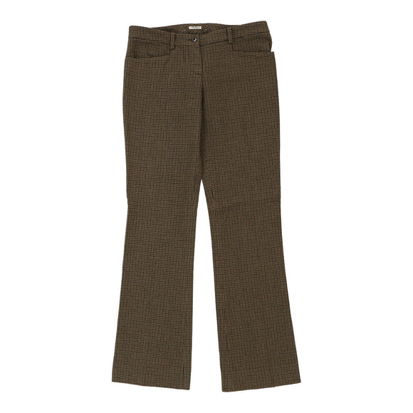 Vintage brown Miu Miu Trousers - mens 32" waist