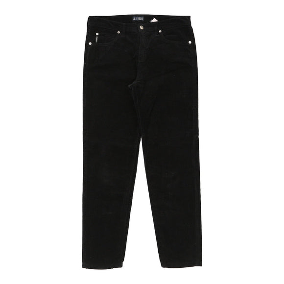 Vintage black Armani Jeans Jeans - mens 32" waist