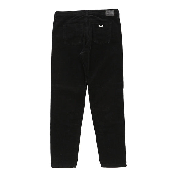 Vintage black Armani Jeans Jeans - mens 32" waist