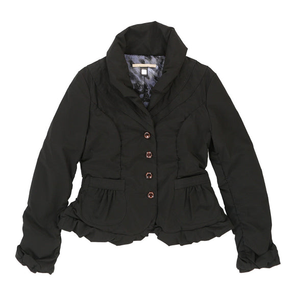 Vintage black Cavalli Class Jacket - womens medium