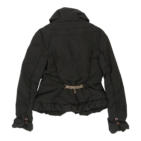 Vintage black Cavalli Class Jacket - womens medium