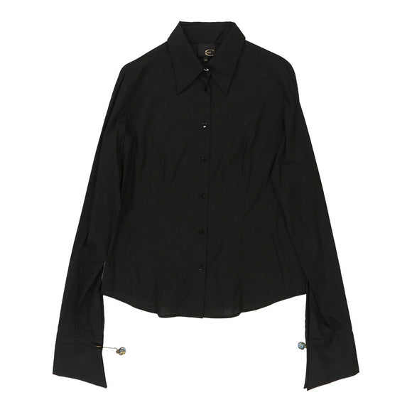 Vintage black Cavalli Blouse - womens medium