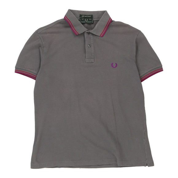 Vintage grey Fred Perry Polo Shirt - mens small