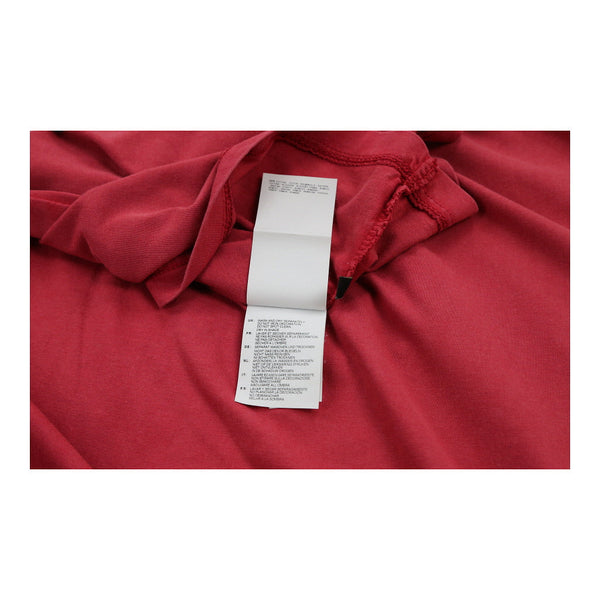 Vintage red Napapijri Polo Shirt - mens medium
