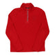 Vintage red Napapijri Long Sleeve Polo Shirt - mens xx-large