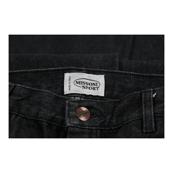 Vintage black Missoni Sport Jeans - mens 36" waist