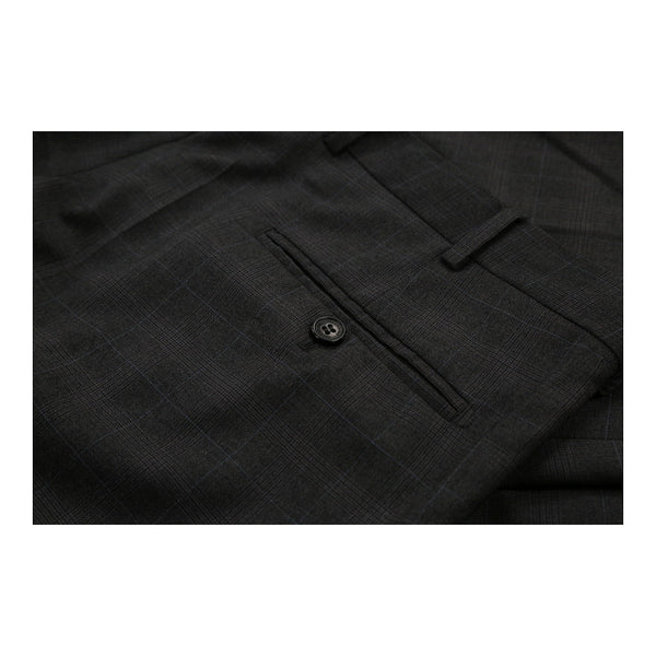 Vintage black Valentino Trousers - mens 34" waist