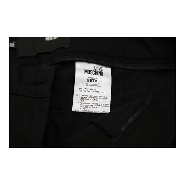 Vintage black Love Moschino Trousers - womens 28" waist