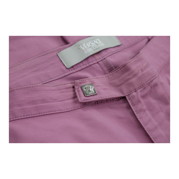 Vintage pink Versace Jeans Couture Trousers - womens 32" waist