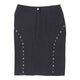 Vintage blue Roccobarocco Pencil Skirt - womens 32" waist