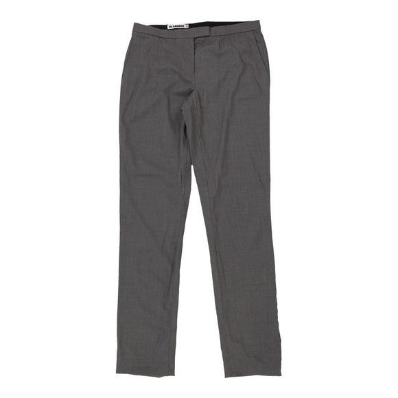 Vintage grey Jil Sander Trousers - womens 31" waist