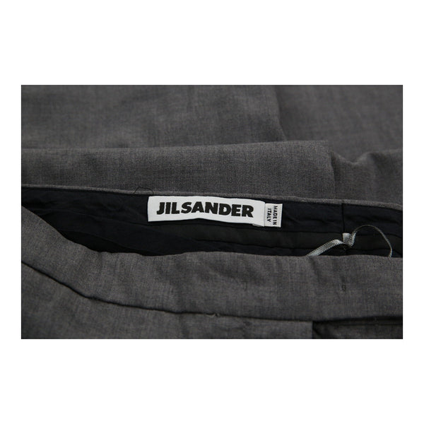 Vintage grey Jil Sander Trousers - womens 31" waist