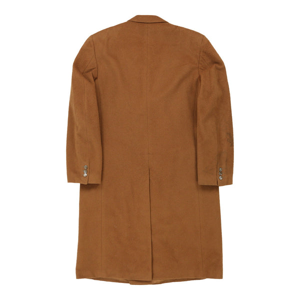 Vintage brown Pierre Balmain Overcoat - mens large