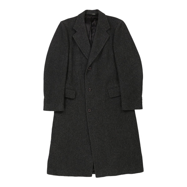Vintage grey Christian Dior Overcoat - mens large