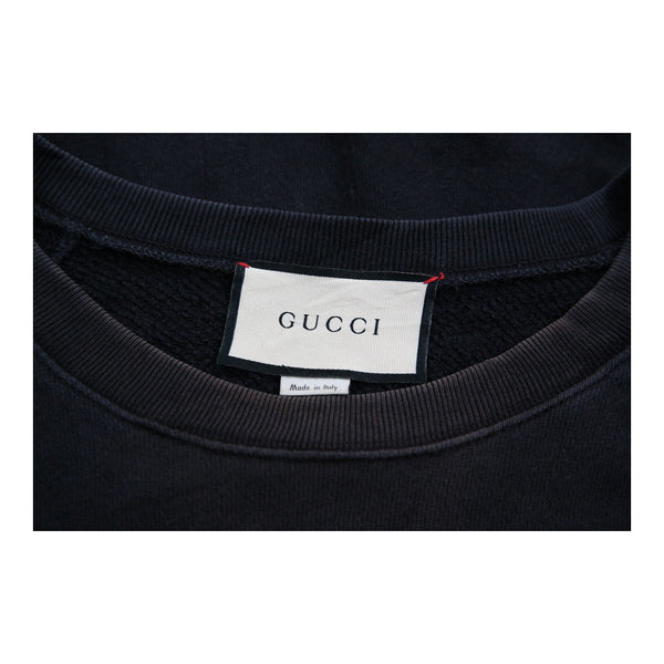 Vintage black Gucci Sweatshirt - mens small