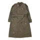 Vintage green Christian Dior Trench Coat - mens xxx-large