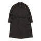 Vintage black Christian Dior Trench Coat - mens xxx-large