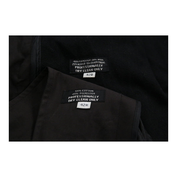 Vintage black Christian Dior Trench Coat - mens xxx-large