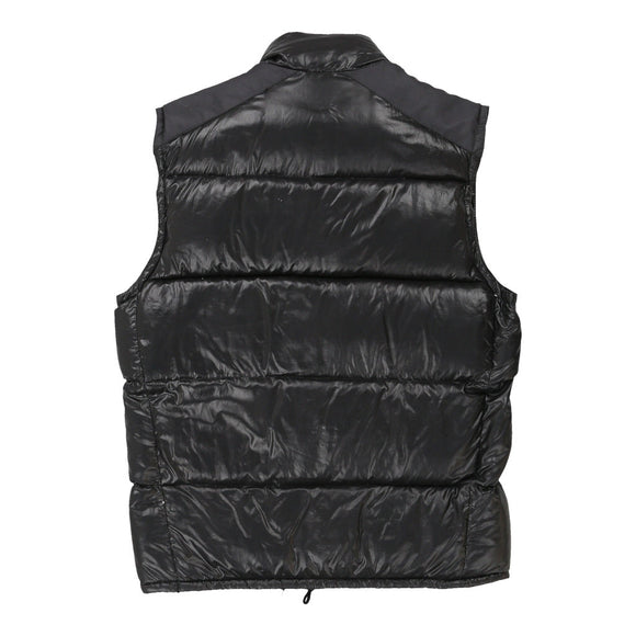 Vintage black Moncler Gilet - mens medium