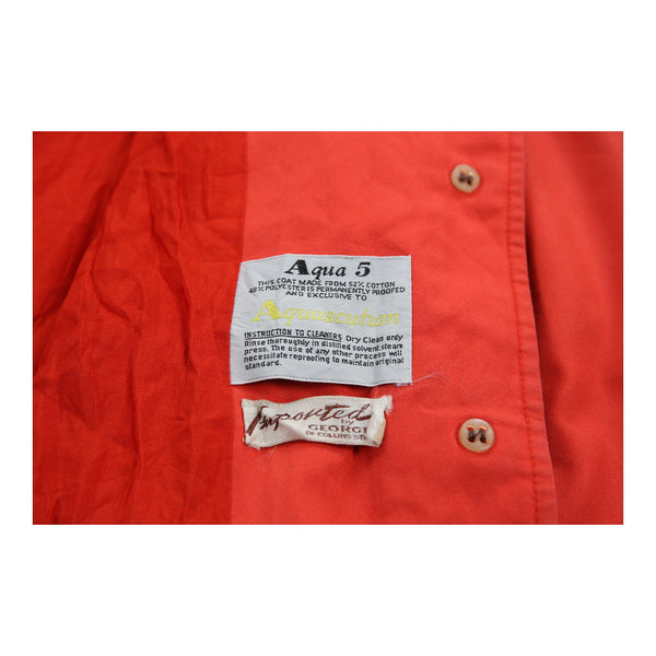 Vintage red Aquascutum Trench Coat - womens small