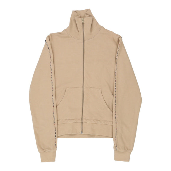 Vintage beige Burberry London Zip Up - womens medium