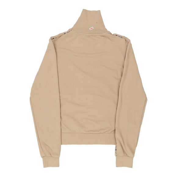 Vintage beige Burberry London Zip Up - womens medium