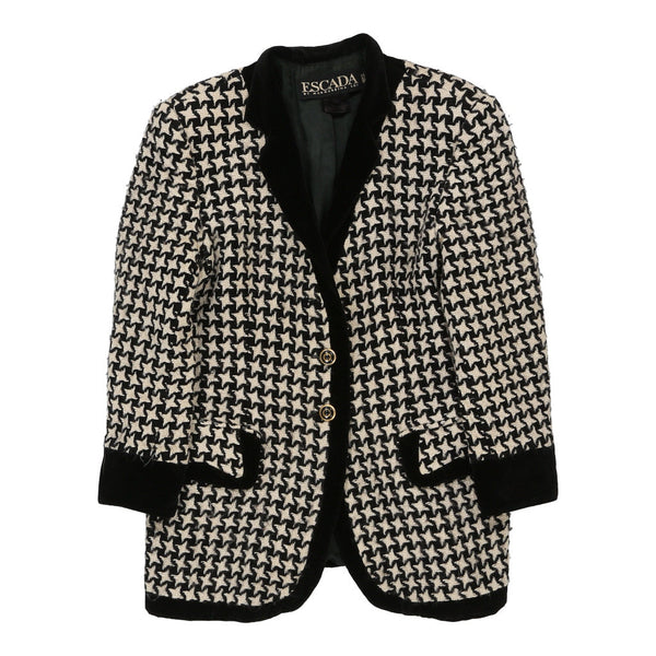 Vintageblack & white Escada Blazer - womens large