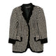 Vintageblack & white Escada Blazer - womens large