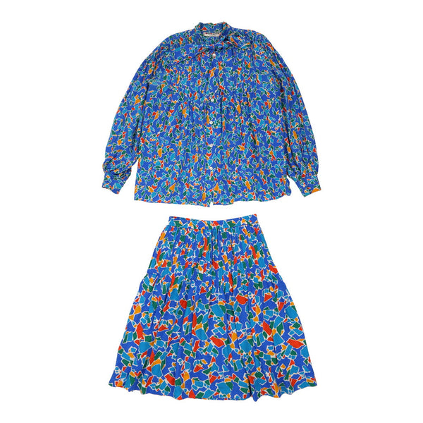Vintageblue Saint Laurent Co-Ord - womens medium