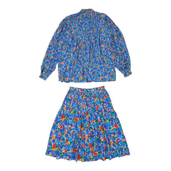 Vintageblue Saint Laurent Co-Ord - womens medium