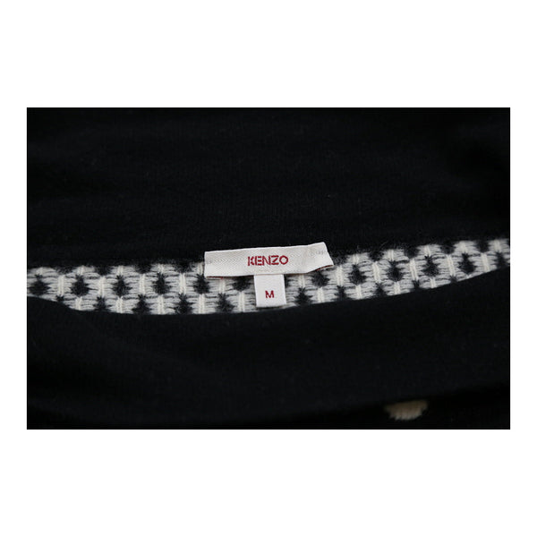 Vintageblack & white Kenzo Midi Skirt - womens 29" waist