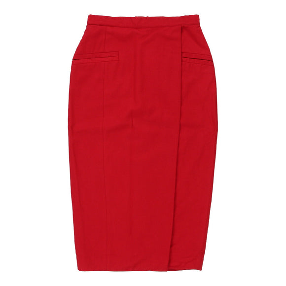 Vintagered Fendi Pencil Skirt - womens 27" waist