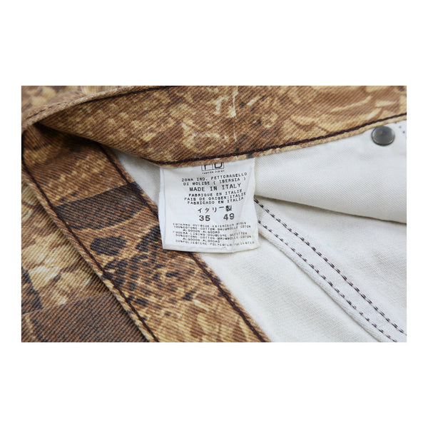 Vintagebrown Just Cavalli Trousers - womens 34" waist
