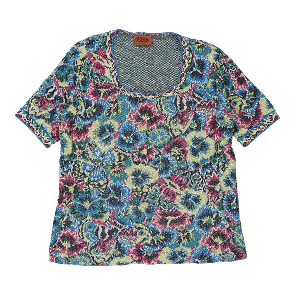 Vintageblue Missoni Top - womens large