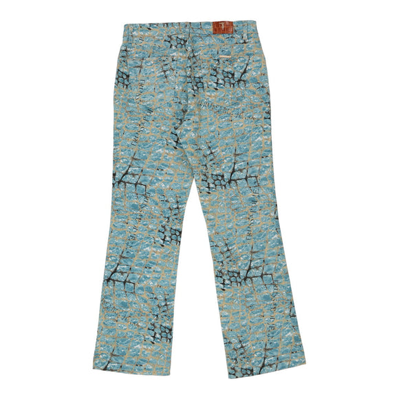 Vintageblue Trussardi Trousers - womens 29" waist