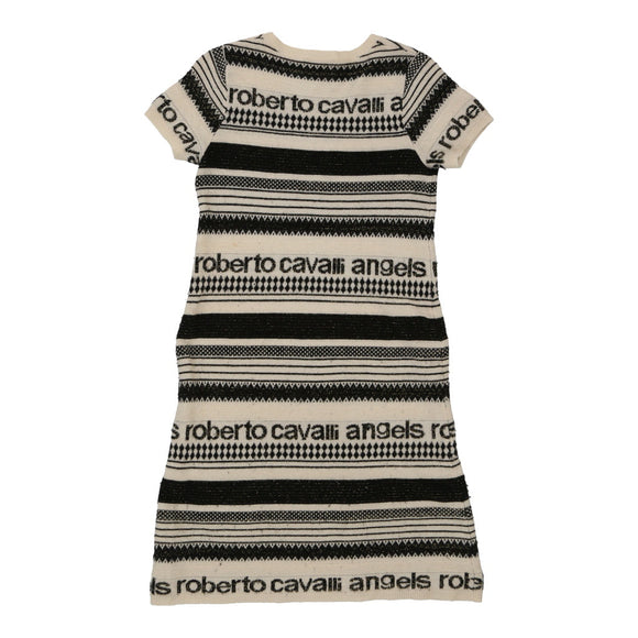 Vintageblack & white Roberto Cavalli Jumper Dress - womens small