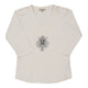 Vintagewhite Burberry London Long Sleeve Top - womens medium