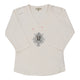Vintagewhite Burberry London Long Sleeve Top - womens medium