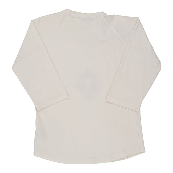 Vintagewhite Burberry London Long Sleeve Top - womens medium
