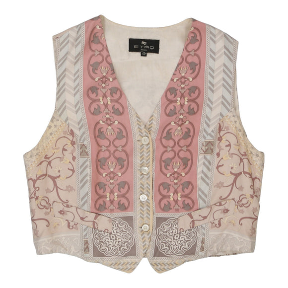 Vintagemulticoloured Etro Waistcoat - womens large