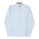 Vintageblue Burberry Brit Shirt - mens medium