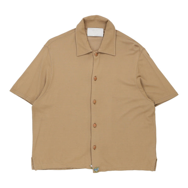 Vintagebrown Prada Short Sleeve Shirt - mens x-large