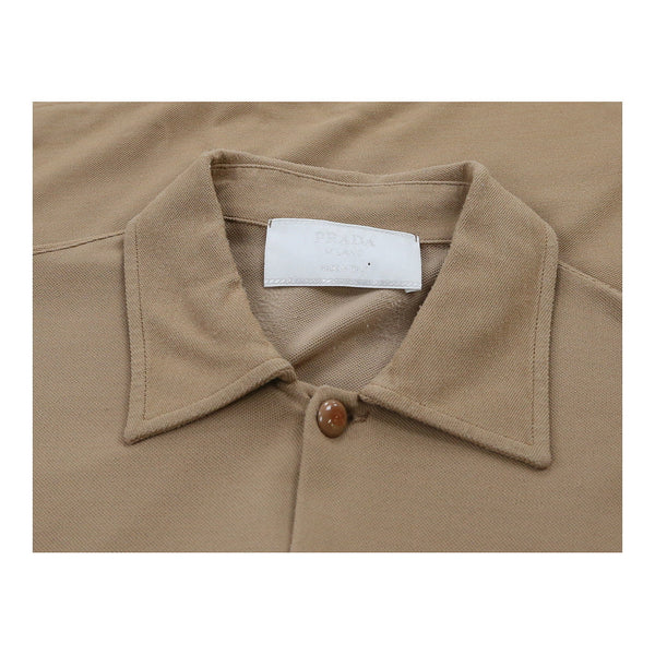 Vintagebrown Prada Short Sleeve Shirt - mens x-large